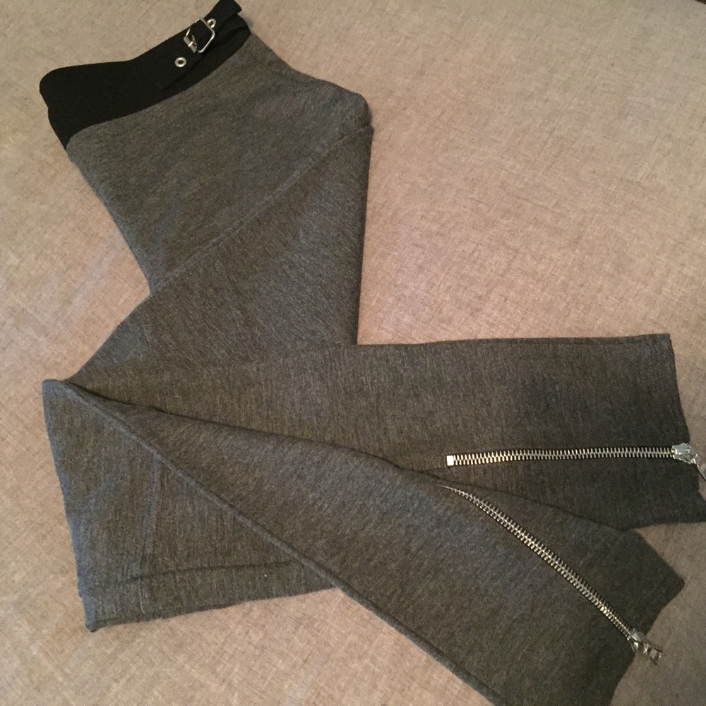 SANDRO Pants / Leggings, Grey, New Without Tags, S